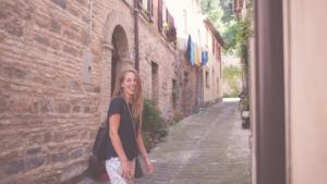 Student in San Severino, Italy