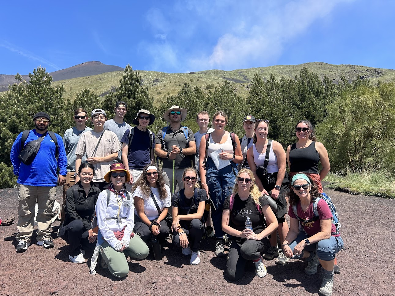 SILC Photo in Sicily - group photo of students